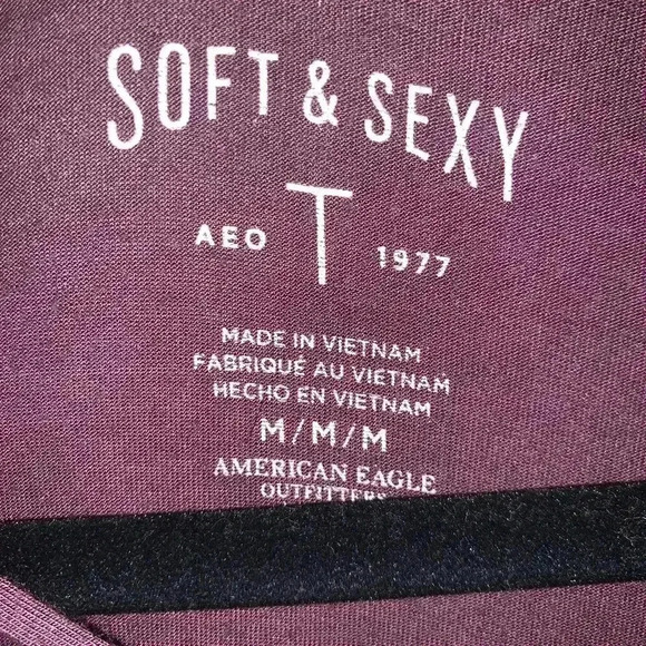 American Eagle Women’s Medium Long Sleeve Top - Picture 2 of 2